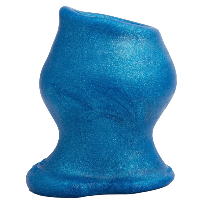 Oxballs Plug Tunnel Pig-Hole Platinum Bleu 14 x 11 cm